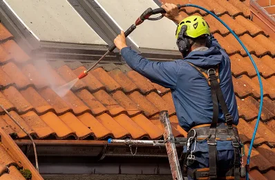 Démoussage et hydrofuge de toiture à Vernusse